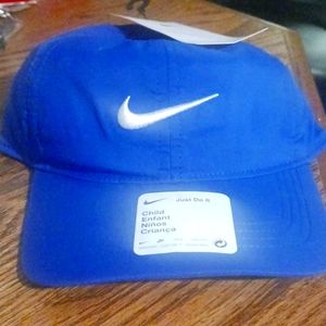 Nike Dri-Fit Childs Golf Cap Game Royal Blue Ages 4-7